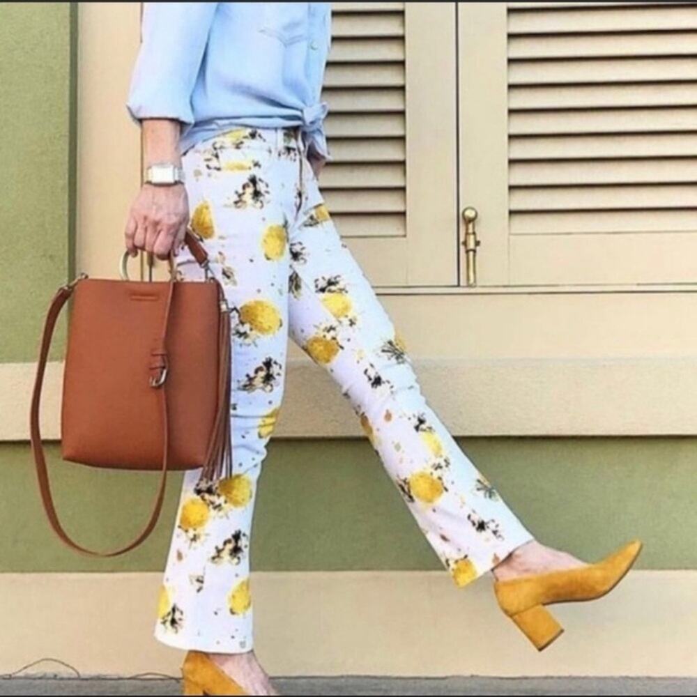 Anthropologie Pilcro Lemon High-Rise Cropped Bootcut Jean Size 26 - Picture 2 of 12